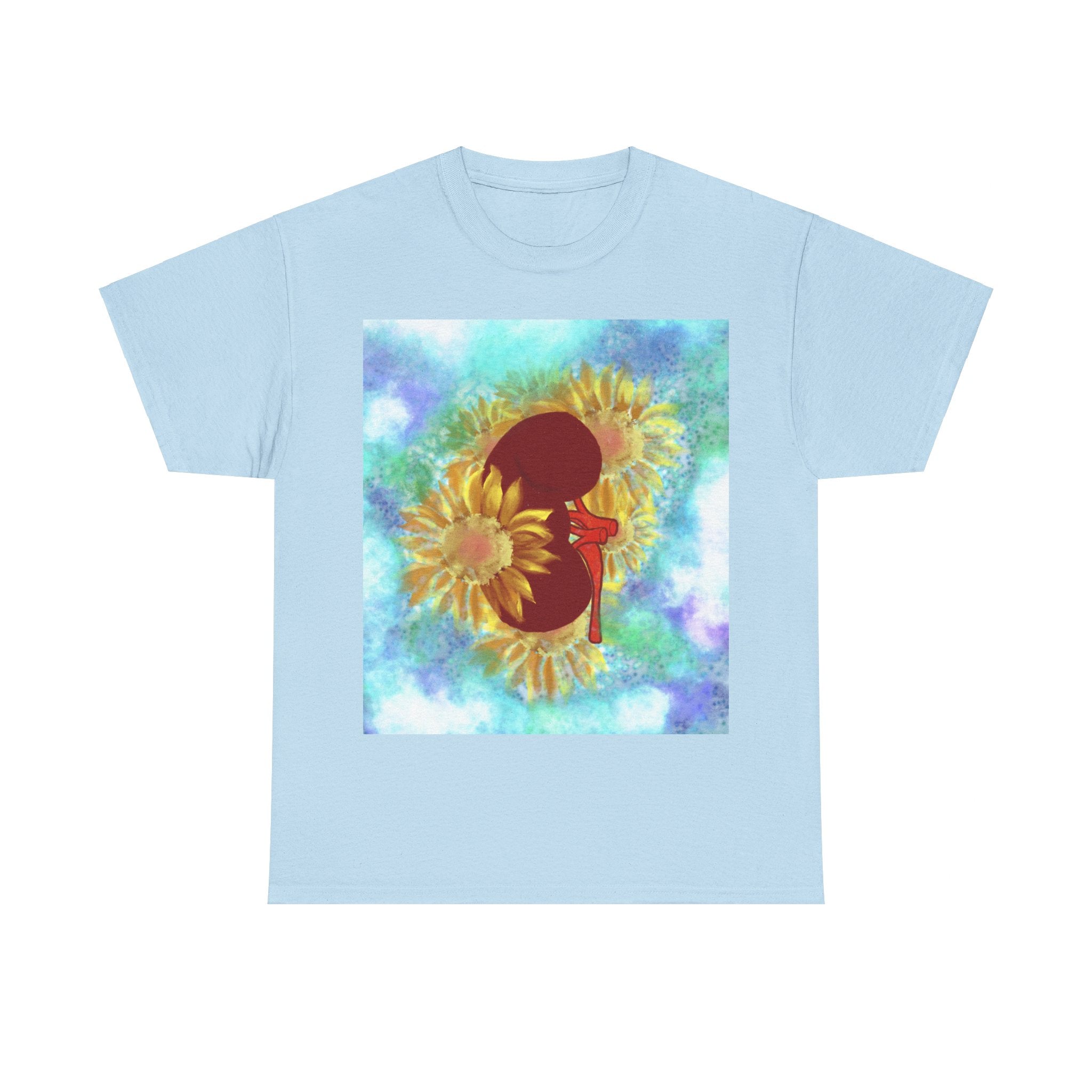 Floral Kidney Unisex Heavy Cotton Tee