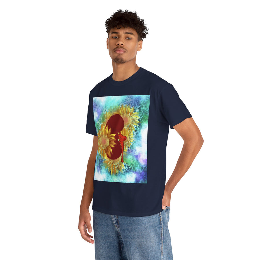 Floral Kidney Unisex Heavy Cotton Tee