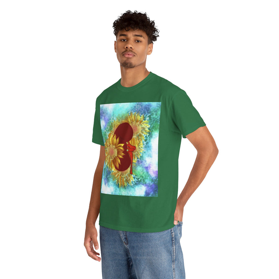 Floral Kidney Unisex Heavy Cotton Tee