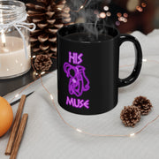 Her Wonderboy His Muse Black Coffee Mug (11oz, 15oz)