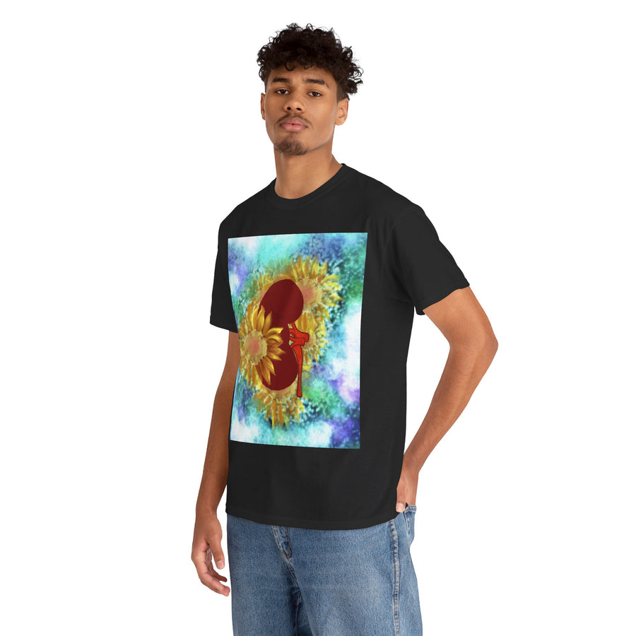 Floral Kidney Unisex Heavy Cotton Tee