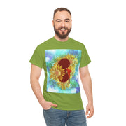 Floral Kidney Unisex Heavy Cotton Tee