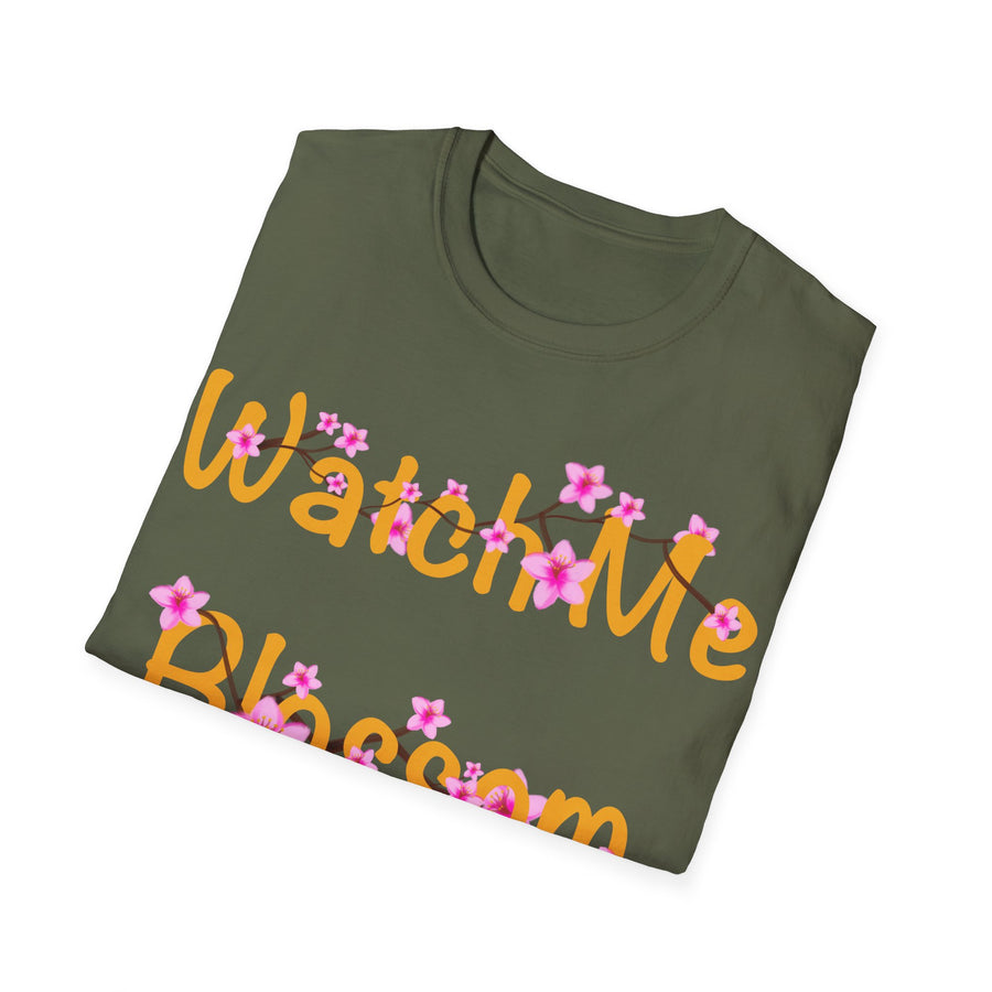Watch Me Blossom Unisex Softstyle T-Shirt