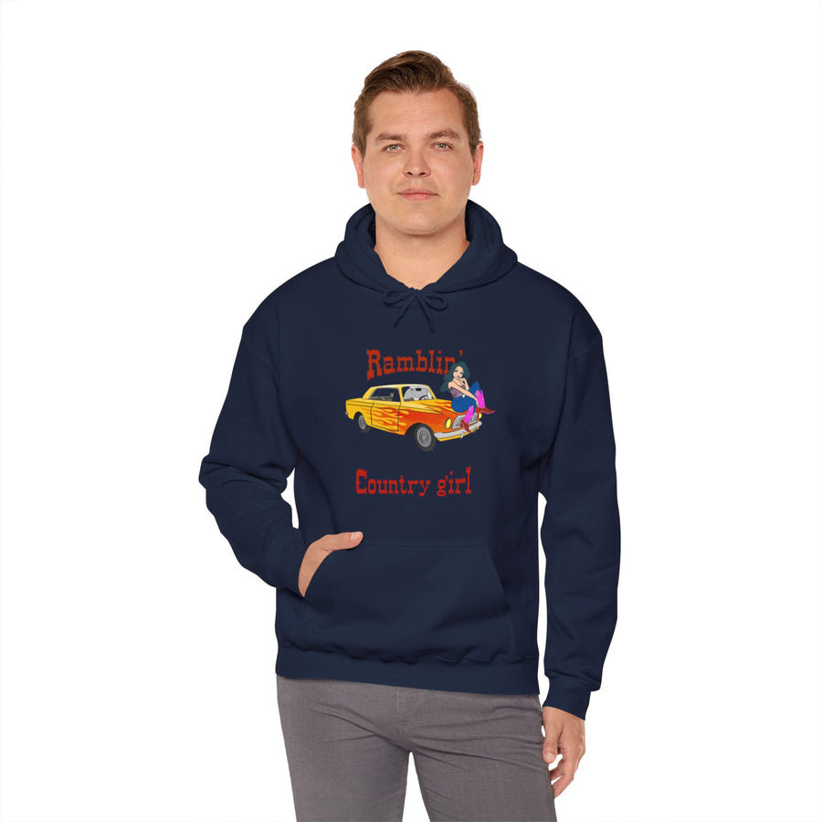Ramblin Country Girl Unisex Heavy Blend™ Hooded Sweatshirt