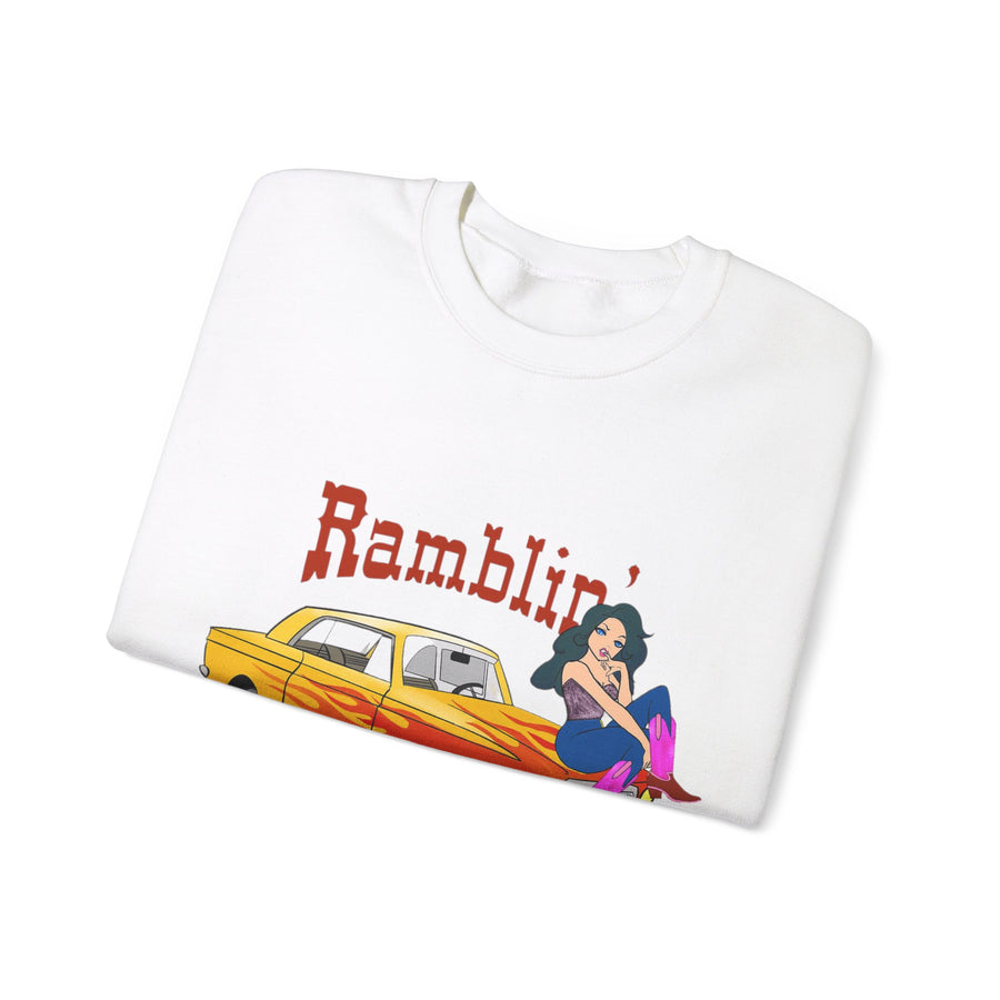 Ramblin Country Girl Unisex Heavy Blend™ Crewneck Sweatshirt