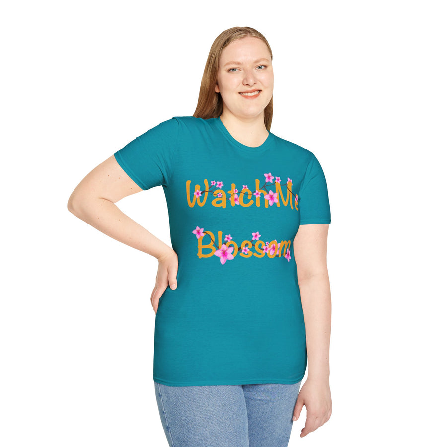 Watch Me Blossom Unisex Softstyle T-Shirt