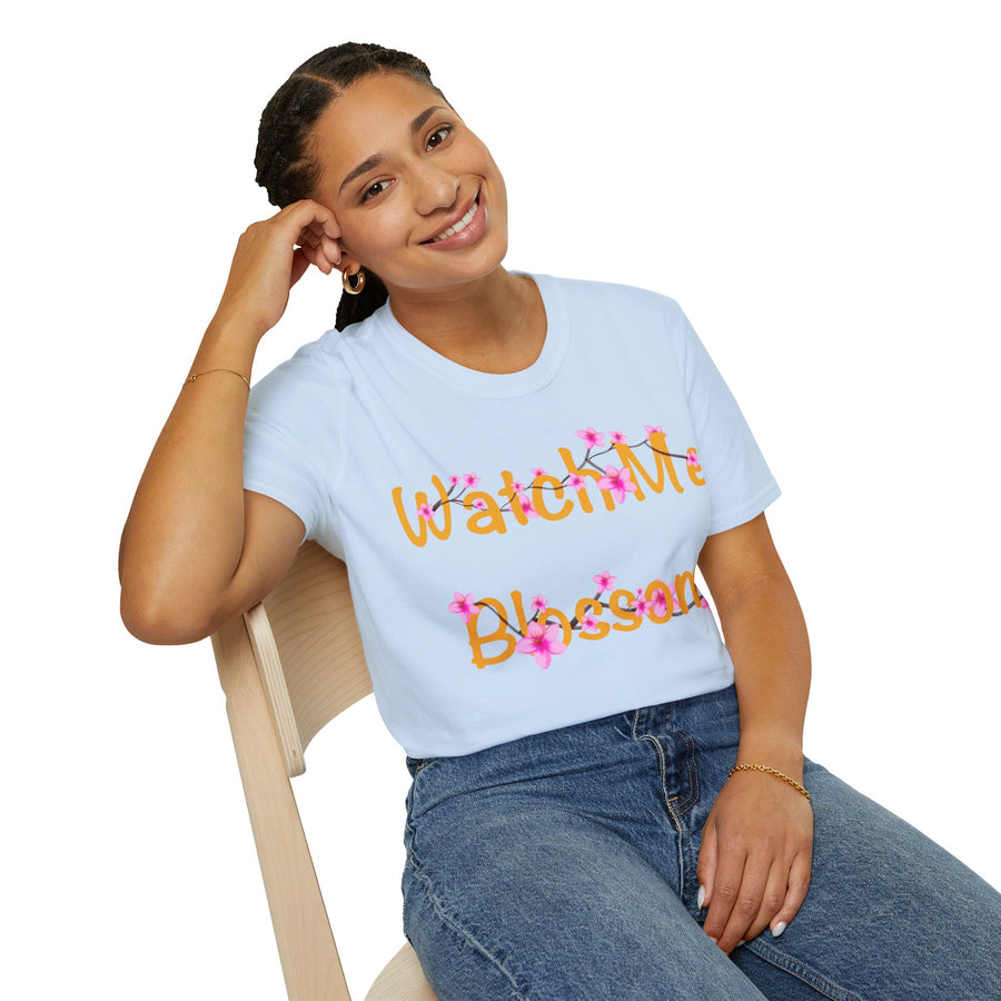Watch Me Blossom Unisex Softstyle T-Shirt