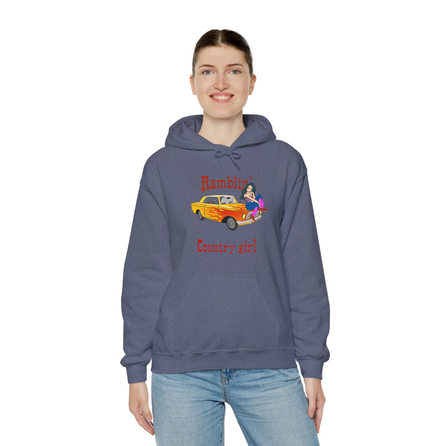 Ramblin Country Girl Unisex Heavy Blend™ Hooded Sweatshirt