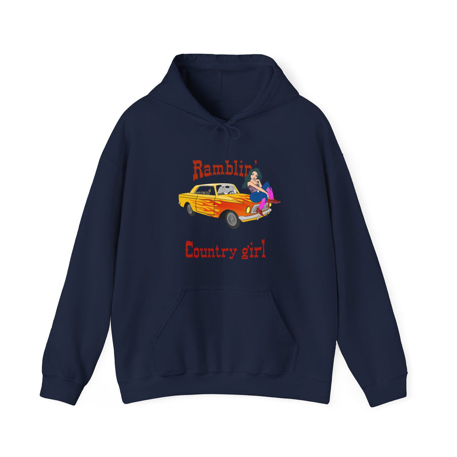 Ramblin Country Girl Unisex Heavy Blend™ Hooded Sweatshirt