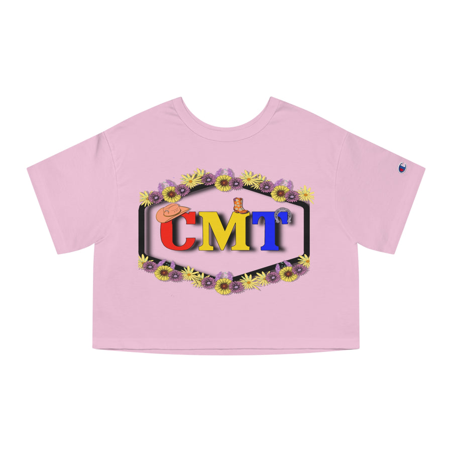 CMT Floral Champion Women's Heritage Cropped T-Shirt