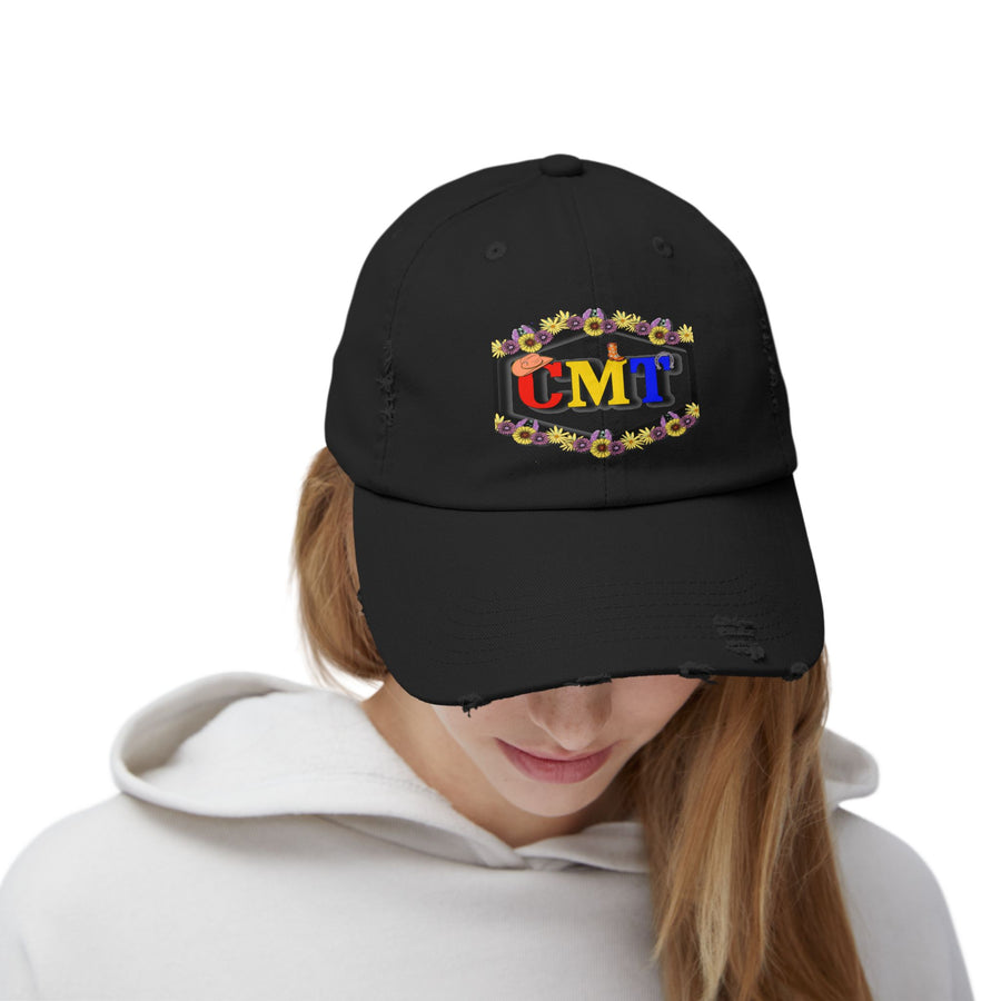 CMT Unisex Distressed Cap