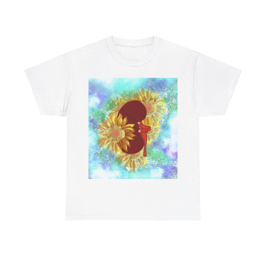 Floral Kidney Unisex Heavy Cotton Tee