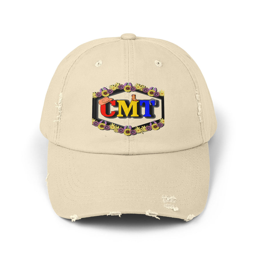 CMT Unisex Distressed Cap