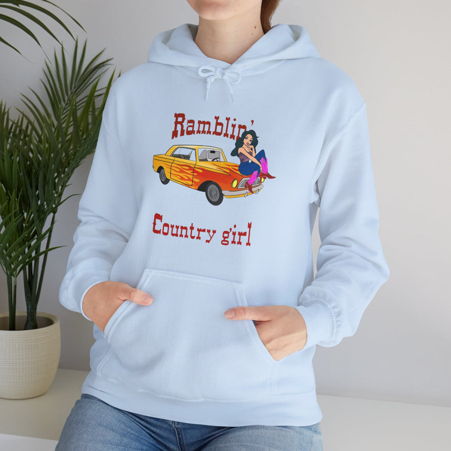 Ramblin Country Girl Unisex Heavy Blend™ Hooded Sweatshirt