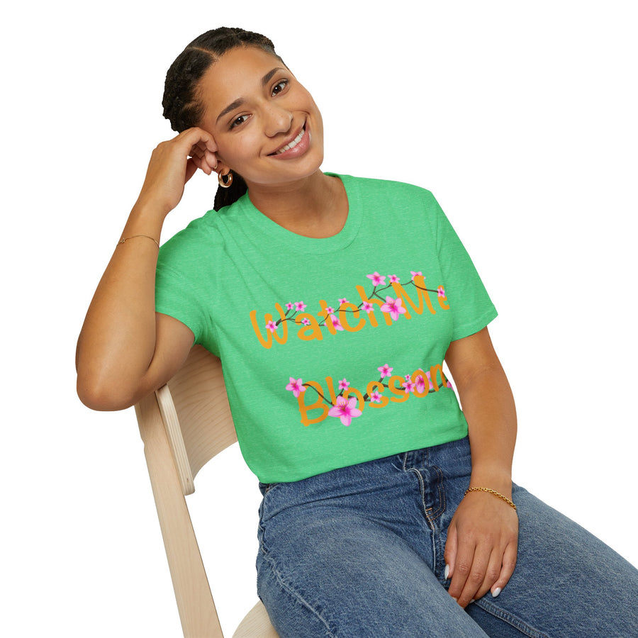Watch Me Blossom Unisex Softstyle T-Shirt