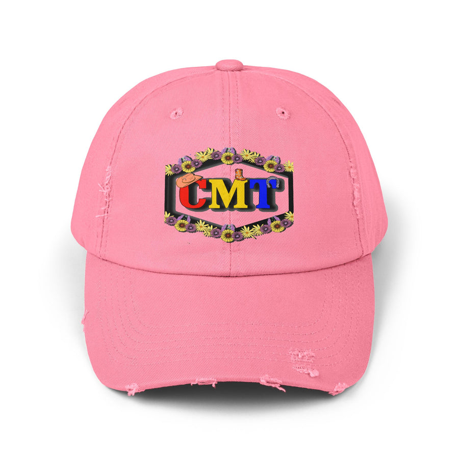 CMT Unisex Distressed Cap