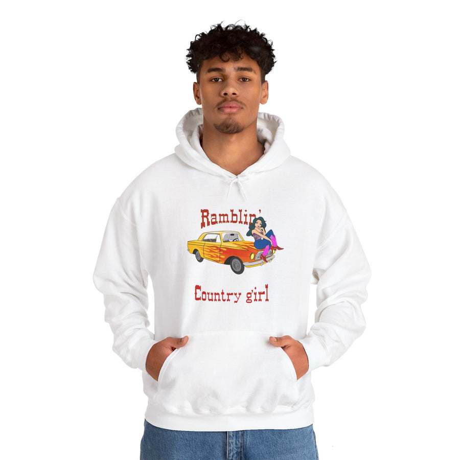 Ramblin Country Girl Unisex Heavy Blend™ Hooded Sweatshirt