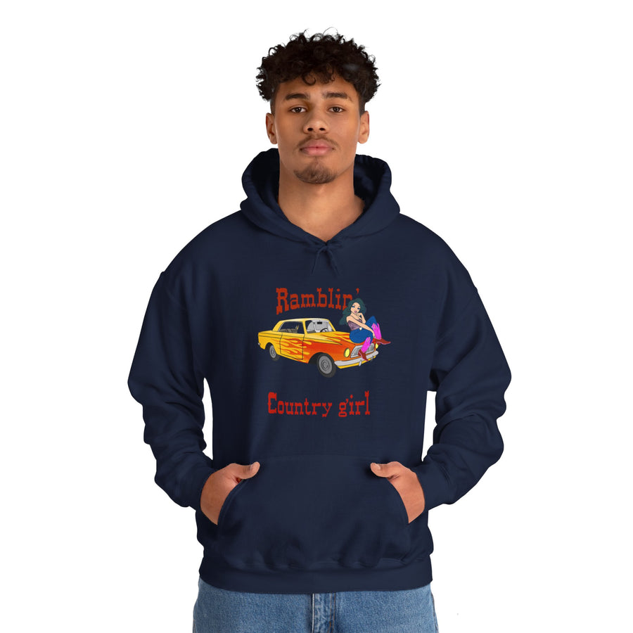 Ramblin Country Girl Unisex Heavy Blend™ Hooded Sweatshirt