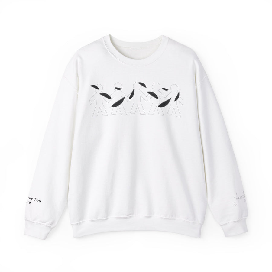 Never Too Late Unisex Heavy Blend™ Crewneck Sweatshirt