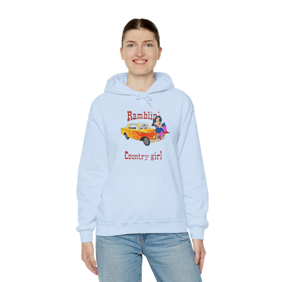 Ramblin Country Girl Unisex Heavy Blend™ Hooded Sweatshirt