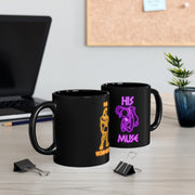Her Wonderboy His Muse Black Coffee Mug (11oz, 15oz)