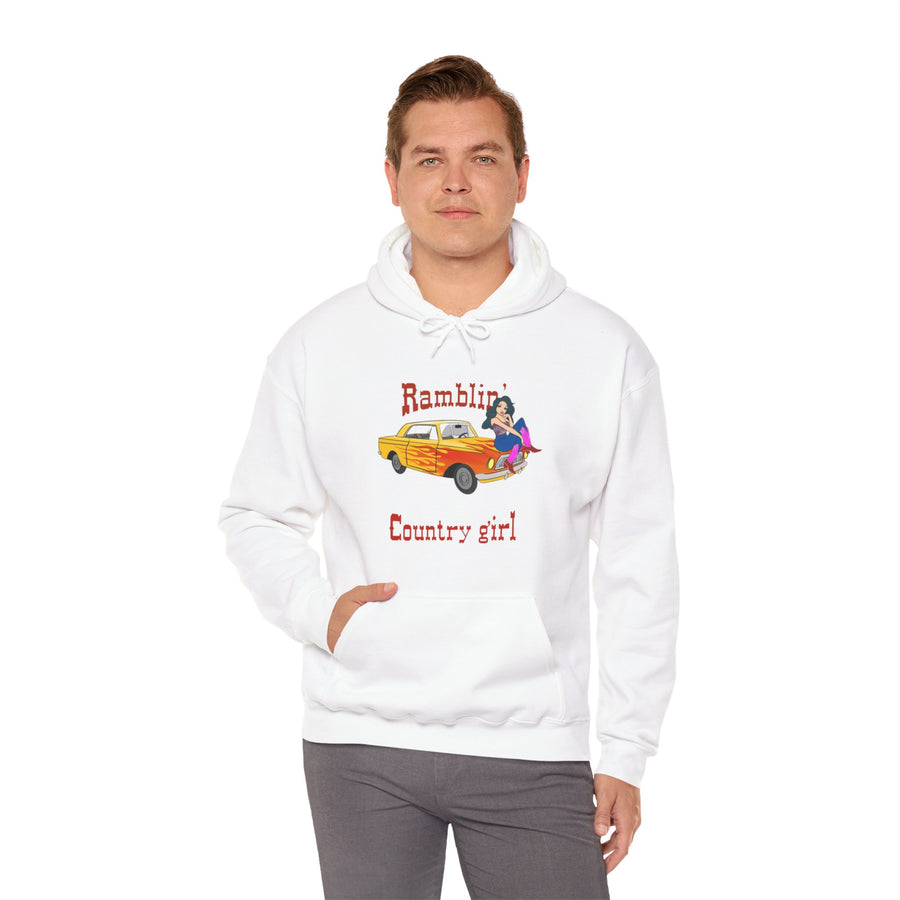Ramblin Country Girl Unisex Heavy Blend™ Hooded Sweatshirt