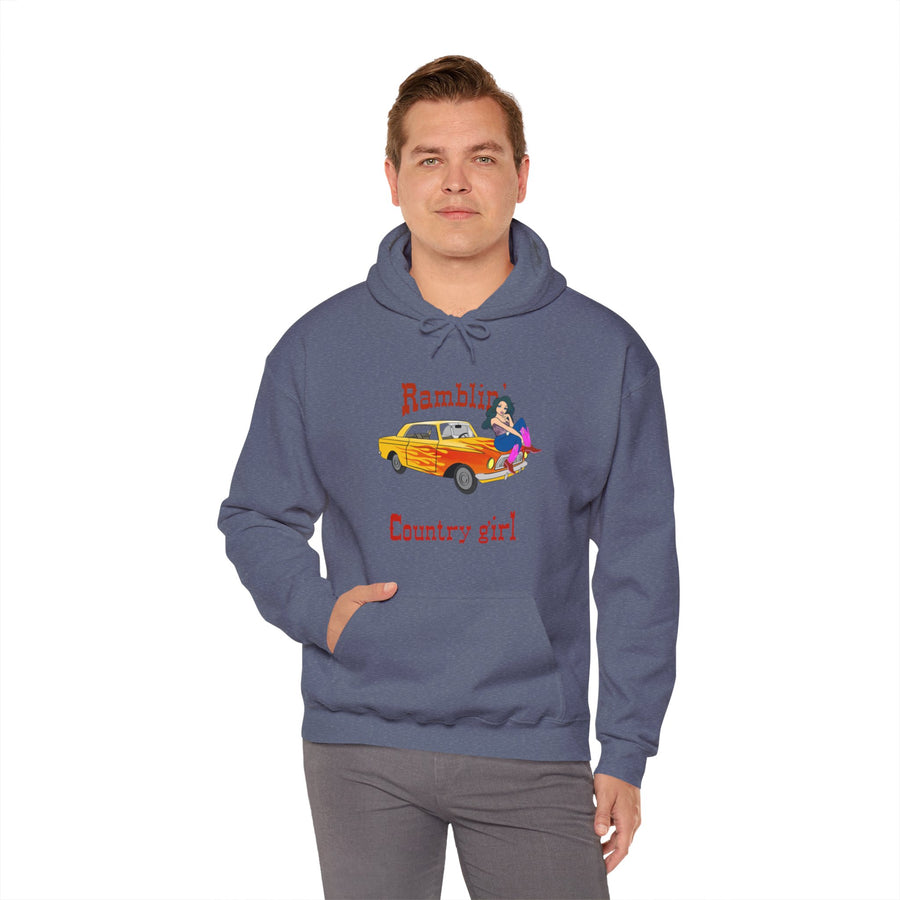 Ramblin Country Girl Unisex Heavy Blend™ Hooded Sweatshirt