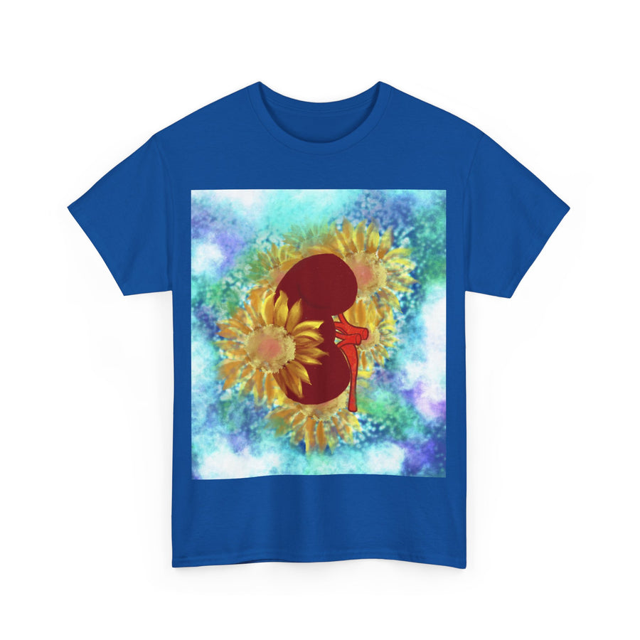 Floral Kidney Unisex Heavy Cotton Tee