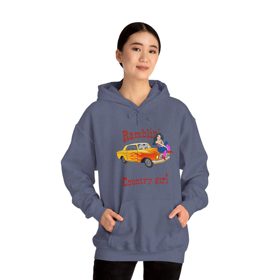 Ramblin Country Girl Unisex Heavy Blend™ Hooded Sweatshirt