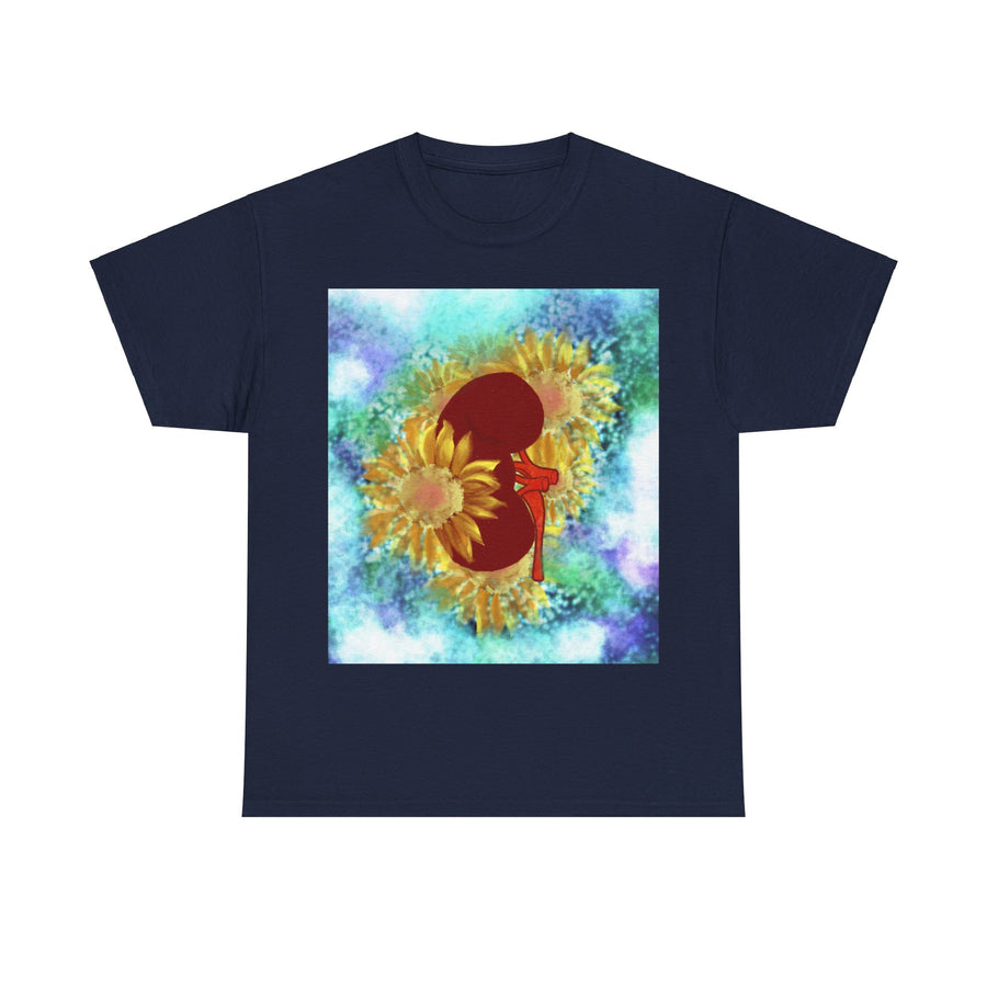 Floral Kidney Unisex Heavy Cotton Tee