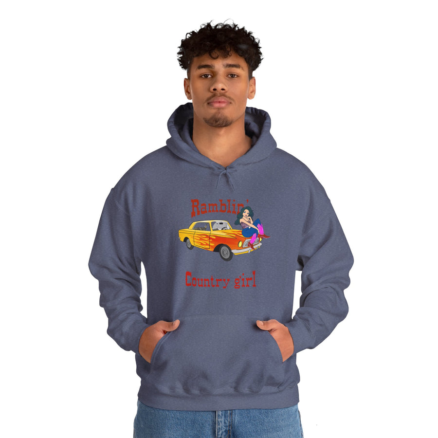 Ramblin Country Girl Unisex Heavy Blend™ Hooded Sweatshirt
