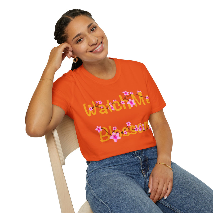 Watch Me Blossom Unisex Softstyle T-Shirt