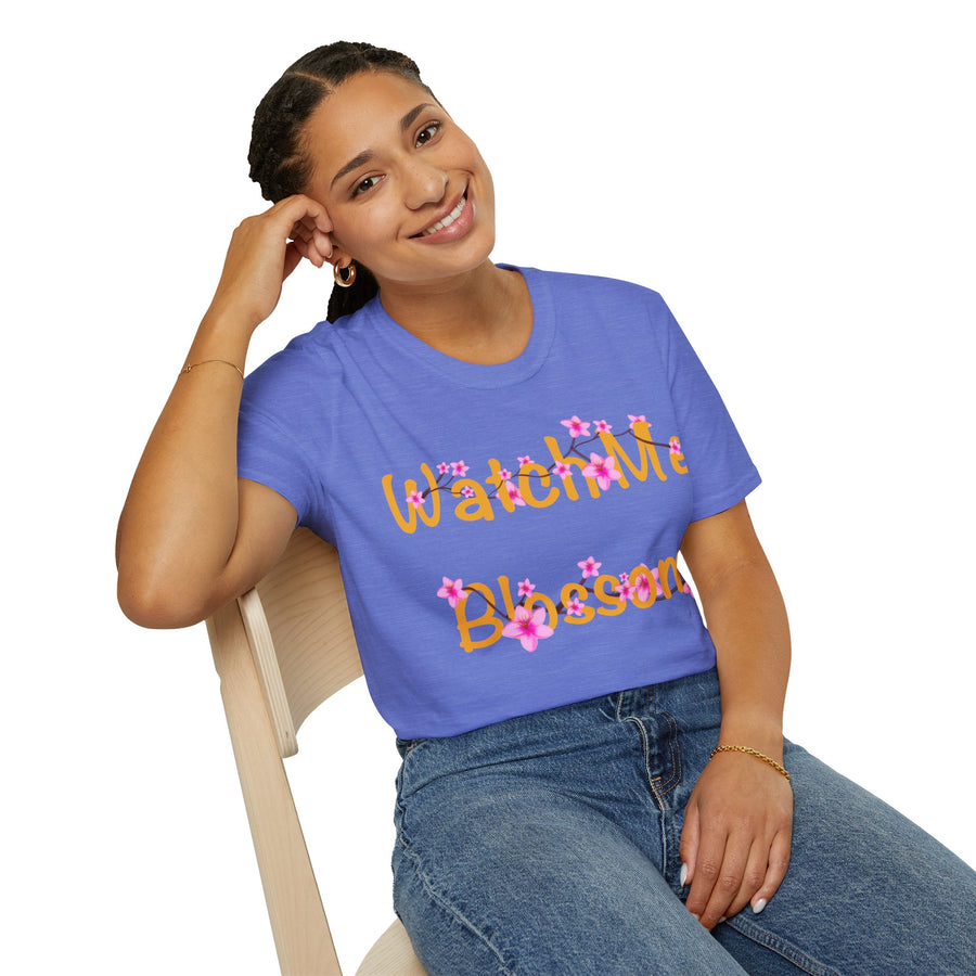 Watch Me Blossom Unisex Softstyle T-Shirt