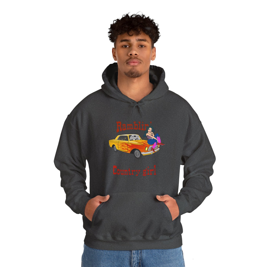 Ramblin Country Girl Unisex Heavy Blend™ Hooded Sweatshirt