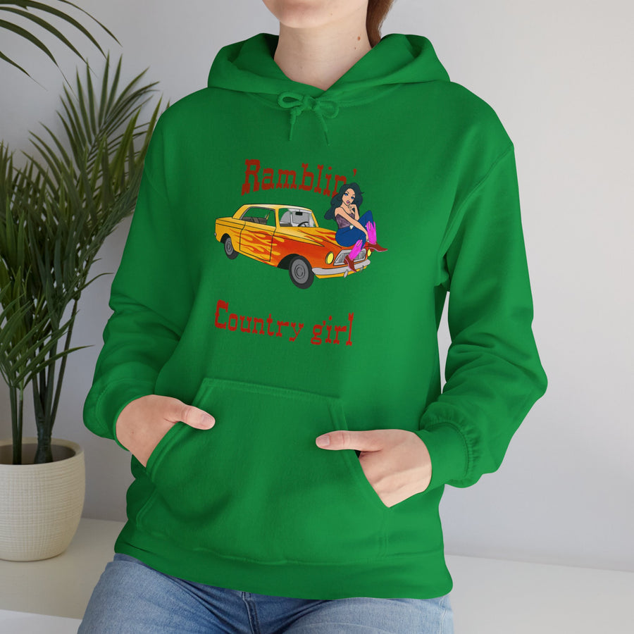 Ramblin Country Girl Unisex Heavy Blend™ Hooded Sweatshirt
