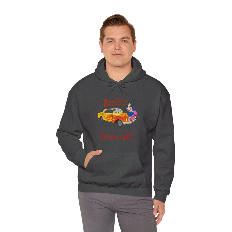 Ramblin Country Girl Unisex Heavy Blend™ Hooded Sweatshirt