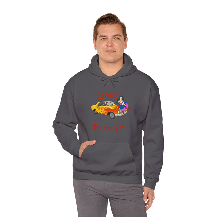 Ramblin Country Girl Unisex Heavy Blend™ Hooded Sweatshirt