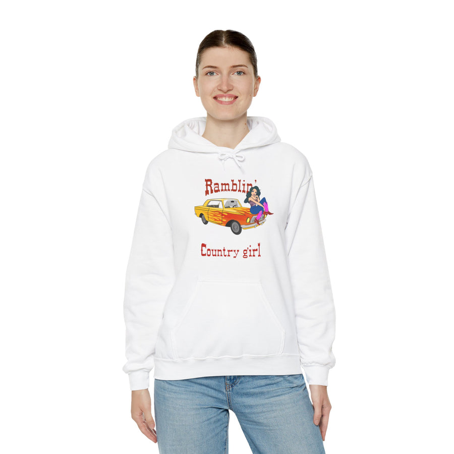 Ramblin Country Girl Unisex Heavy Blend™ Hooded Sweatshirt