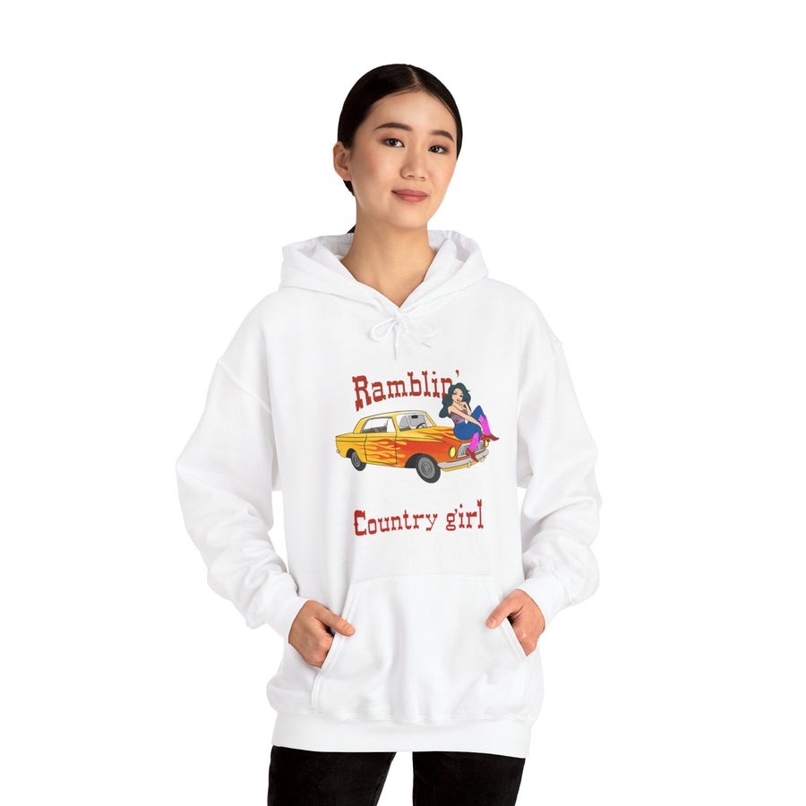 Ramblin Country Girl Unisex Heavy Blend™ Hooded Sweatshirt