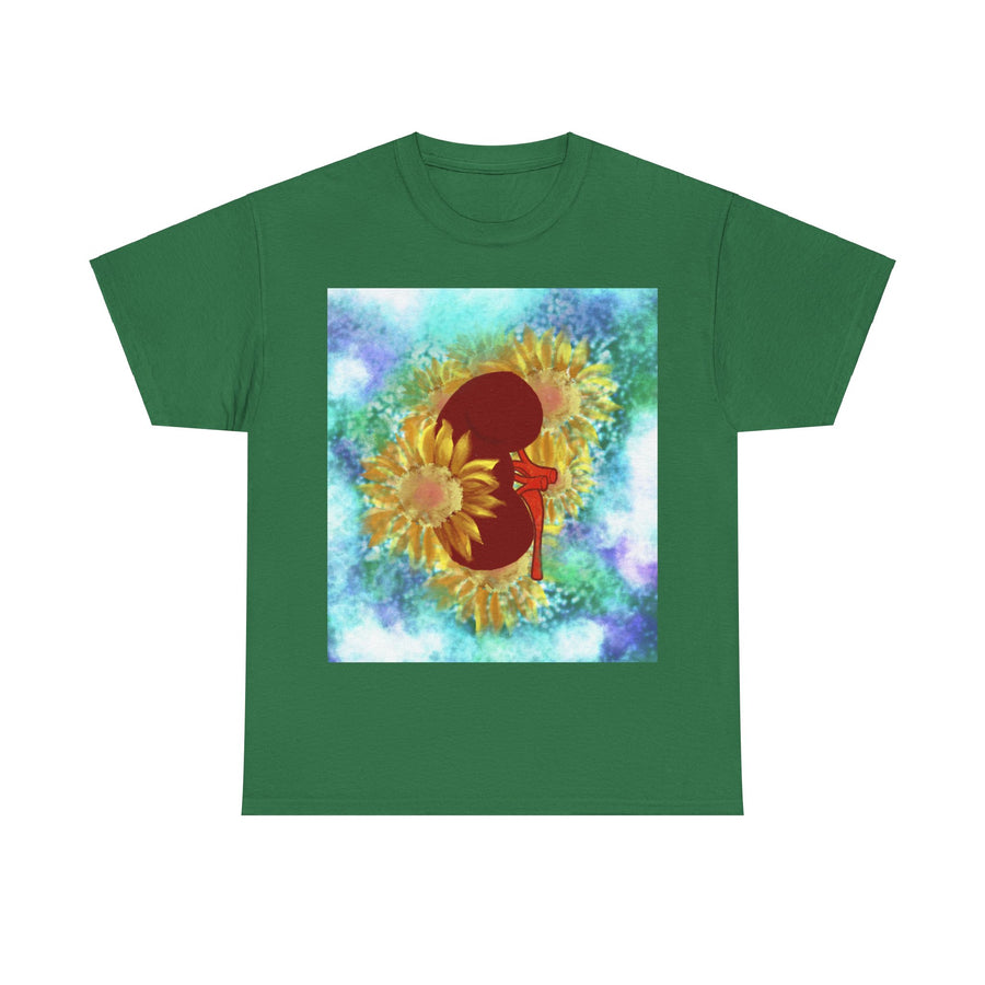 Floral Kidney Unisex Heavy Cotton Tee