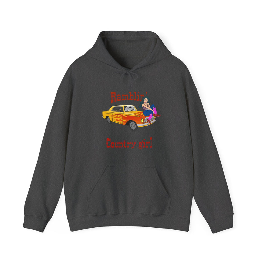 Ramblin Country Girl Unisex Heavy Blend™ Hooded Sweatshirt