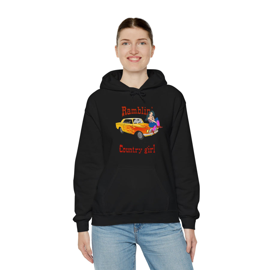 Ramblin Country Girl Unisex Heavy Blend™ Hooded Sweatshirt