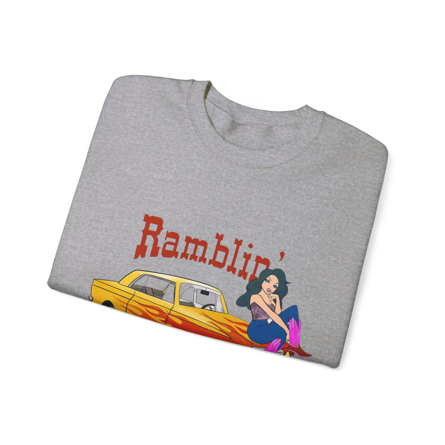 Ramblin Country Girl Unisex Heavy Blend™ Crewneck Sweatshirt