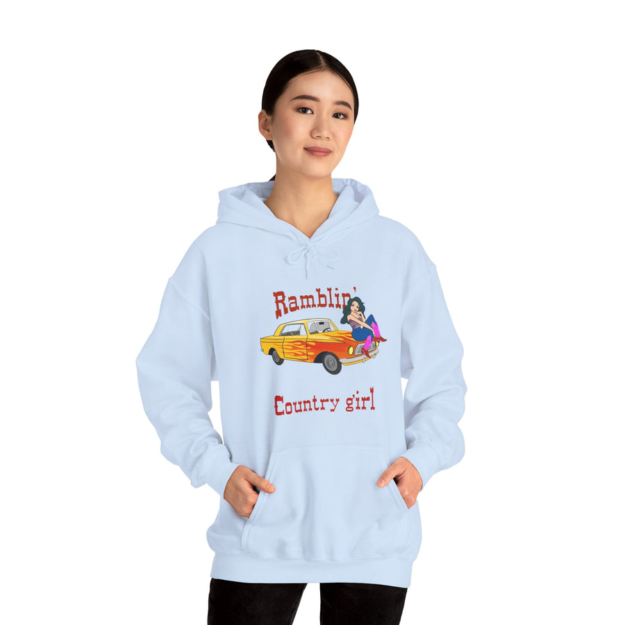 Ramblin Country Girl Unisex Heavy Blend™ Hooded Sweatshirt