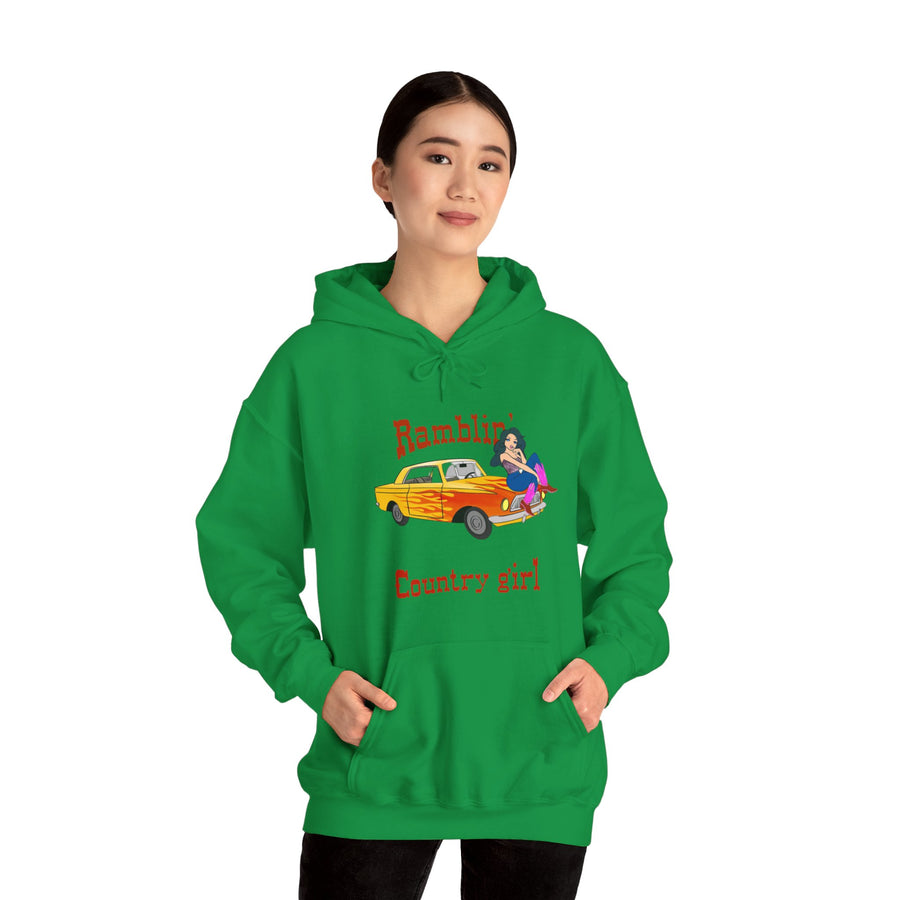 Ramblin Country Girl Unisex Heavy Blend™ Hooded Sweatshirt