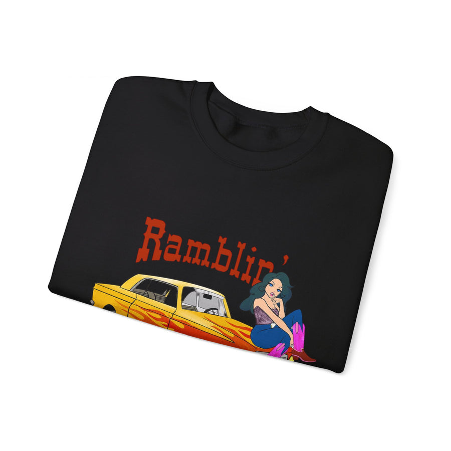 Ramblin Country Girl Unisex Heavy Blend™ Crewneck Sweatshirt
