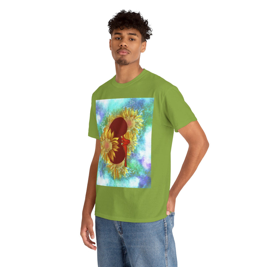 Floral Kidney Unisex Heavy Cotton Tee