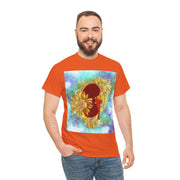 Floral Kidney Unisex Heavy Cotton Tee