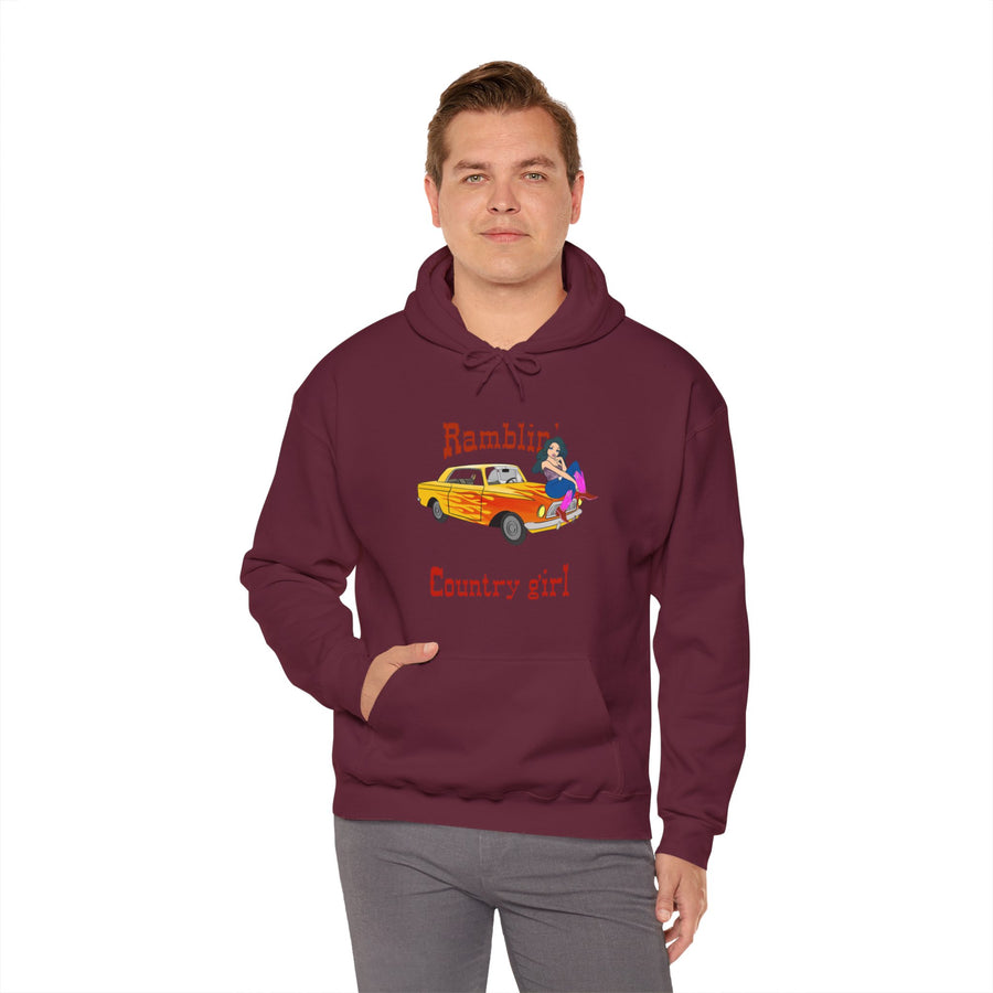 Ramblin Country Girl Unisex Heavy Blend™ Hooded Sweatshirt