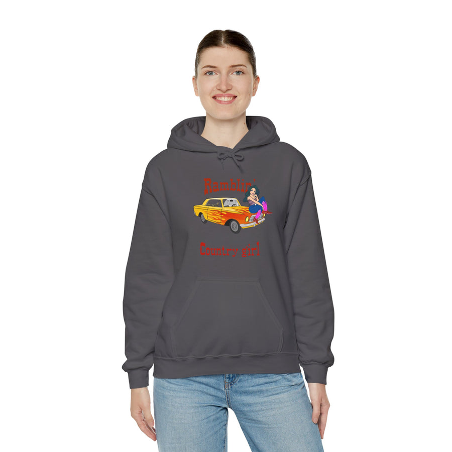 Ramblin Country Girl Unisex Heavy Blend™ Hooded Sweatshirt